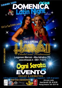 LATIN NIGHT ogni Domenica ! By Chalet “Le Hawaii”